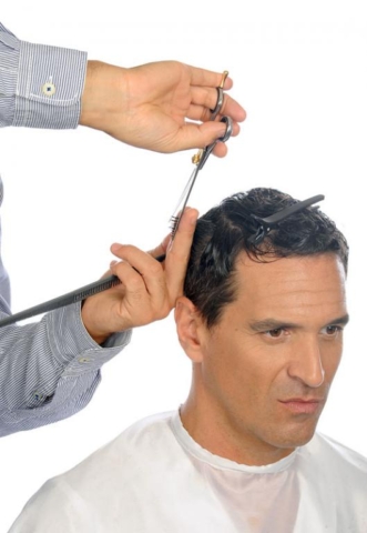 Corto ambos laterales. Tecnica de corte con maquina sobre peine Preciscut